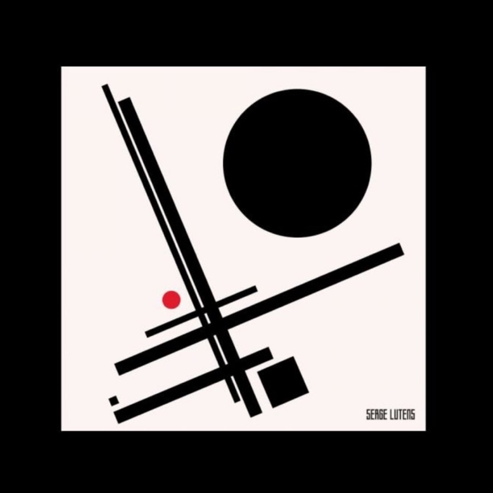 SERGE LUTENS Constructivisme Geometric Silk Scarf, Made in Japan